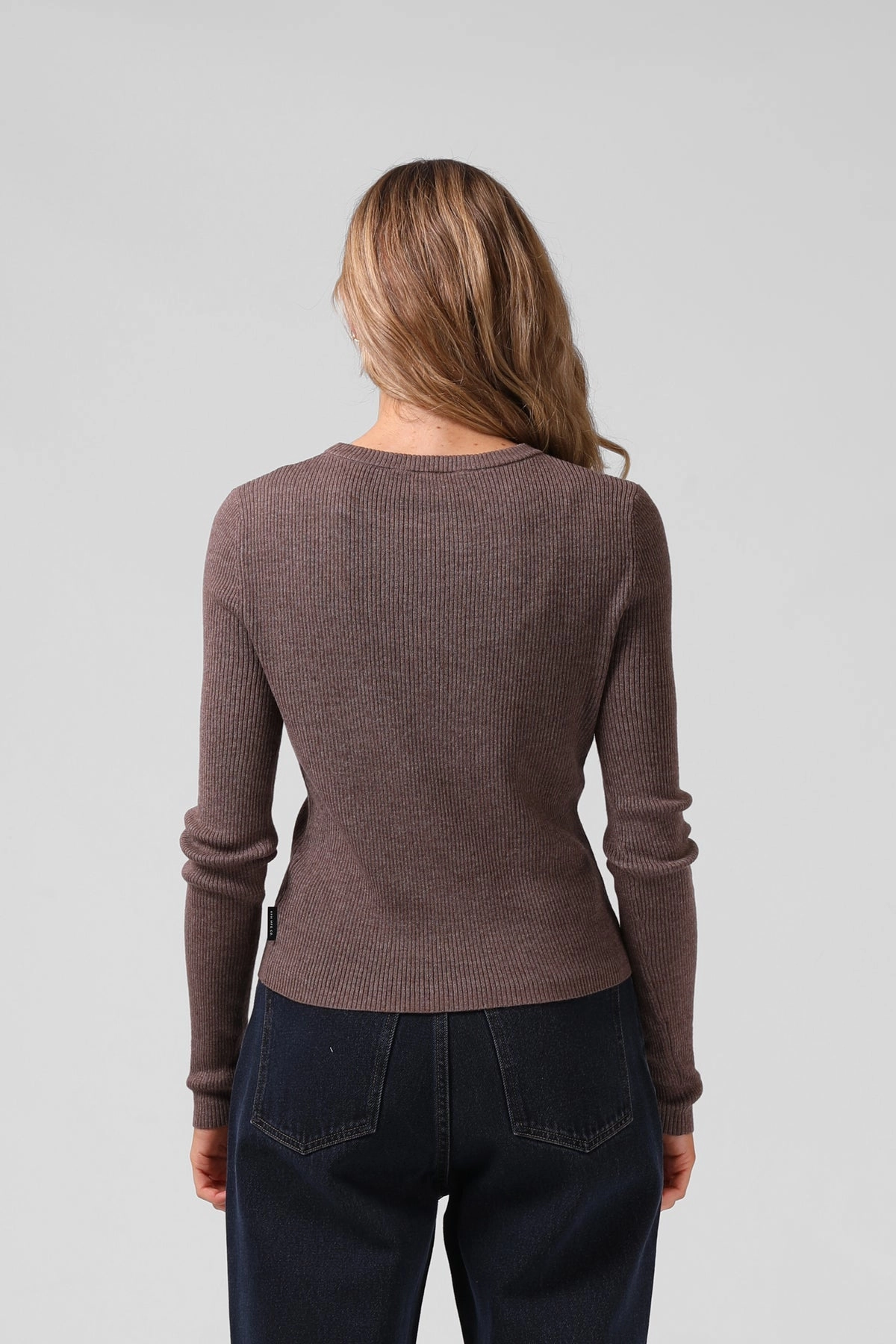 RPM Knitted L/S Tee Brown Marle