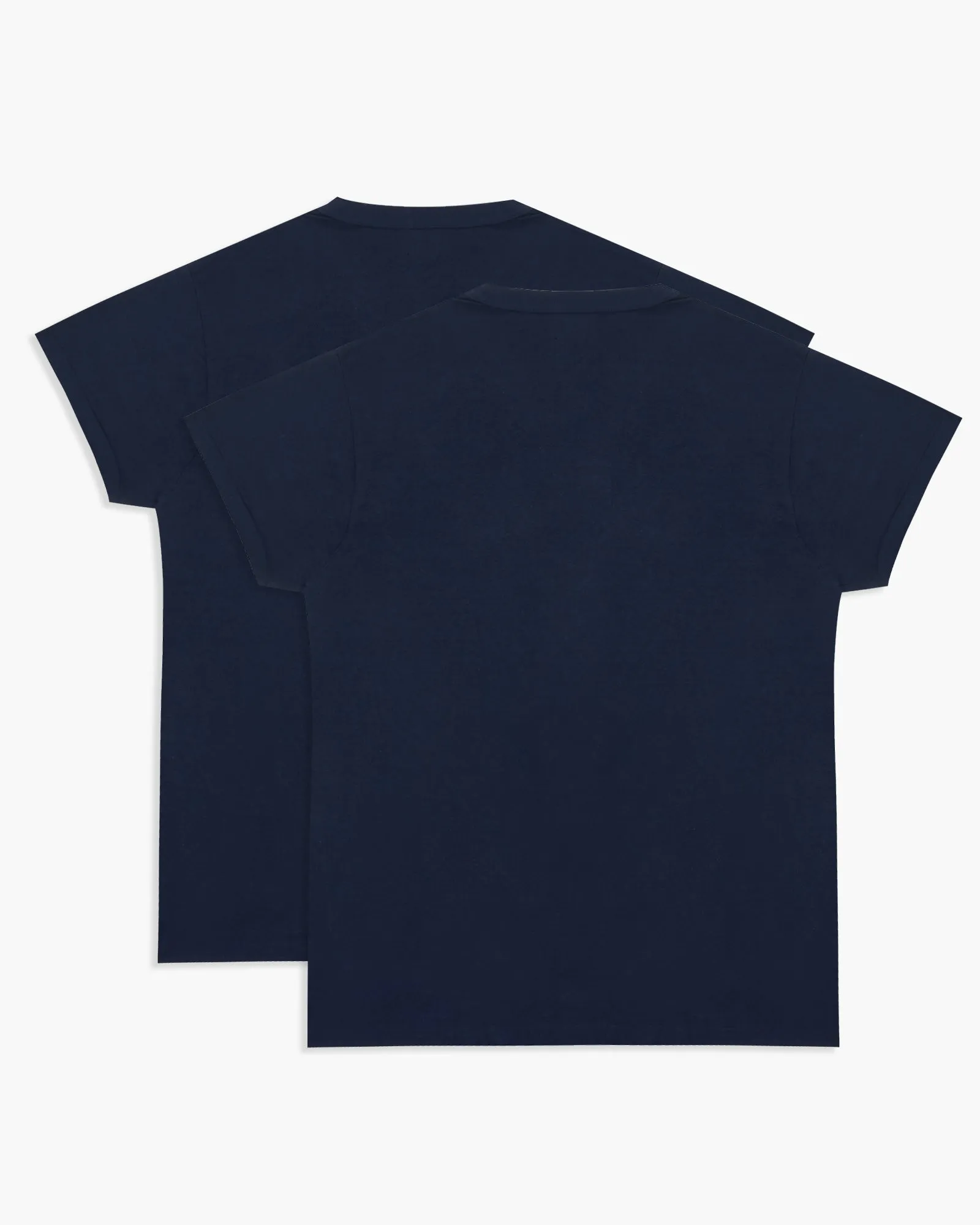 Samurai Jeans SJ2PST-CREW 2-Pack Loopwheel Tees - Navy
