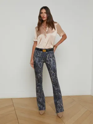 Selma Coated Bootcut Jean