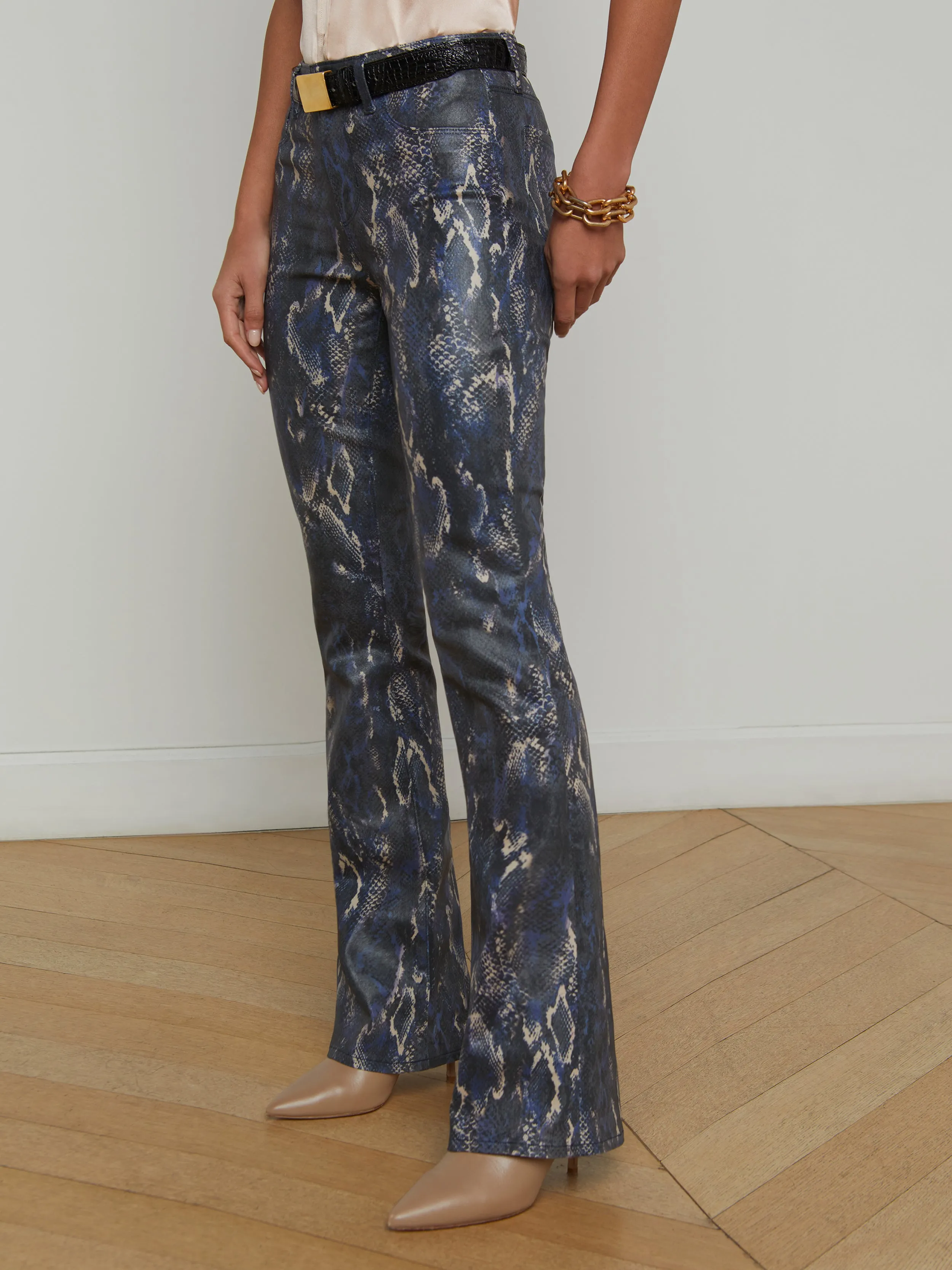 Selma Coated Bootcut Jean