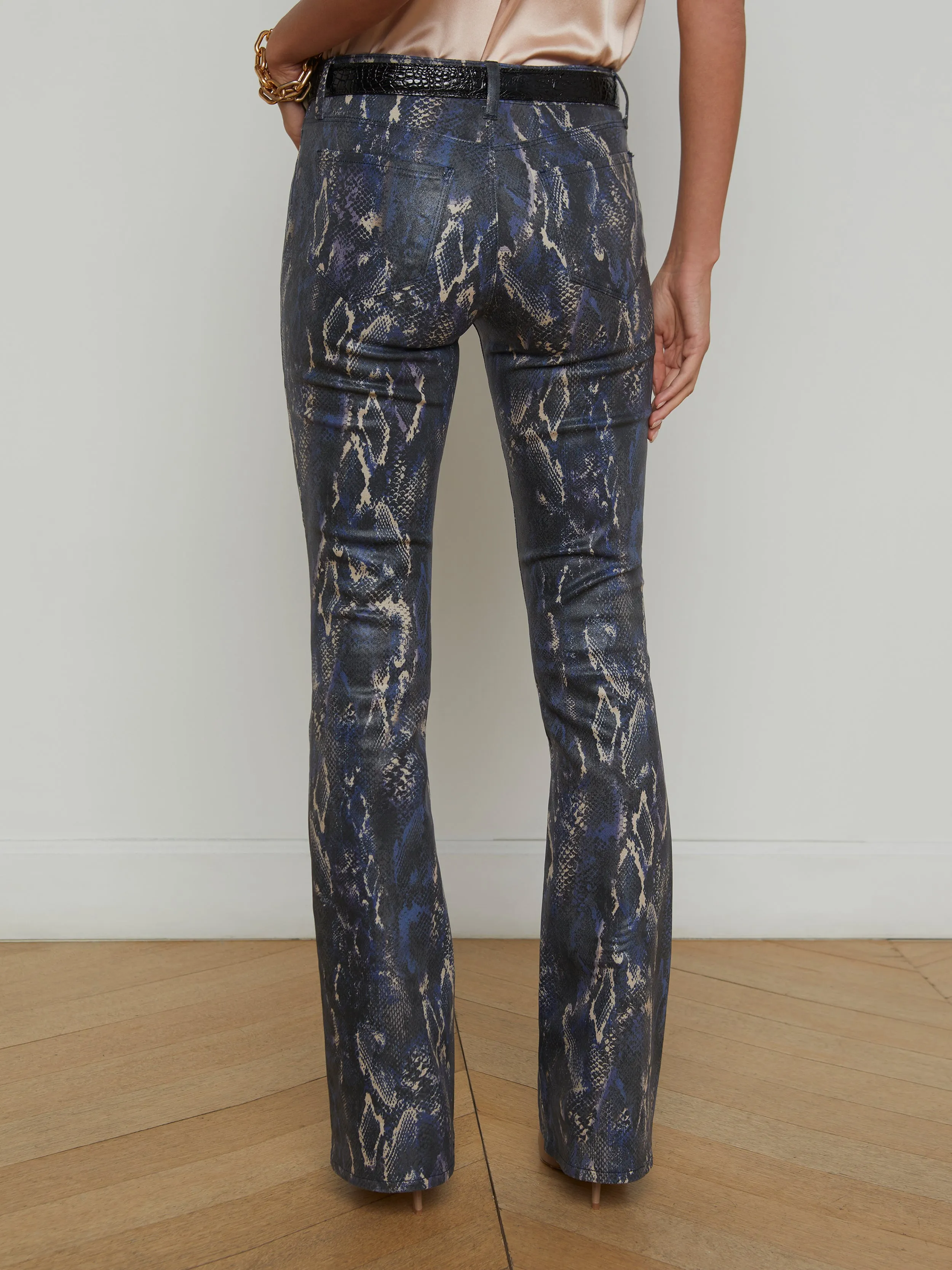 Selma Coated Bootcut Jean