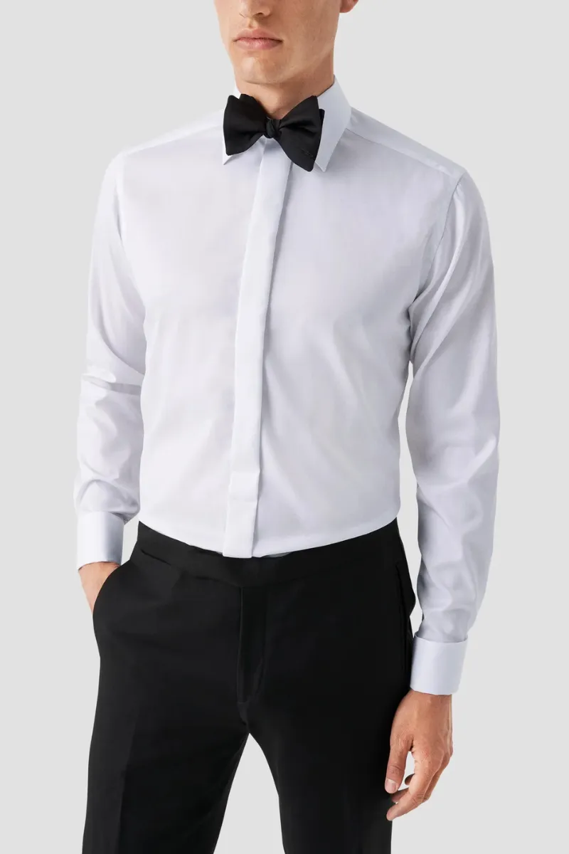 Signature Twill Tuxedo Shirt, Slim