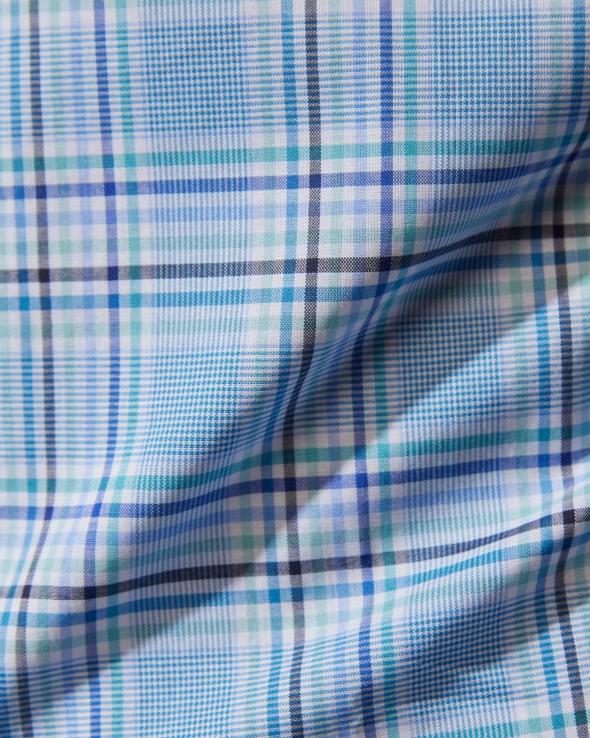 Somelos Checked Shirt - Blue & Green