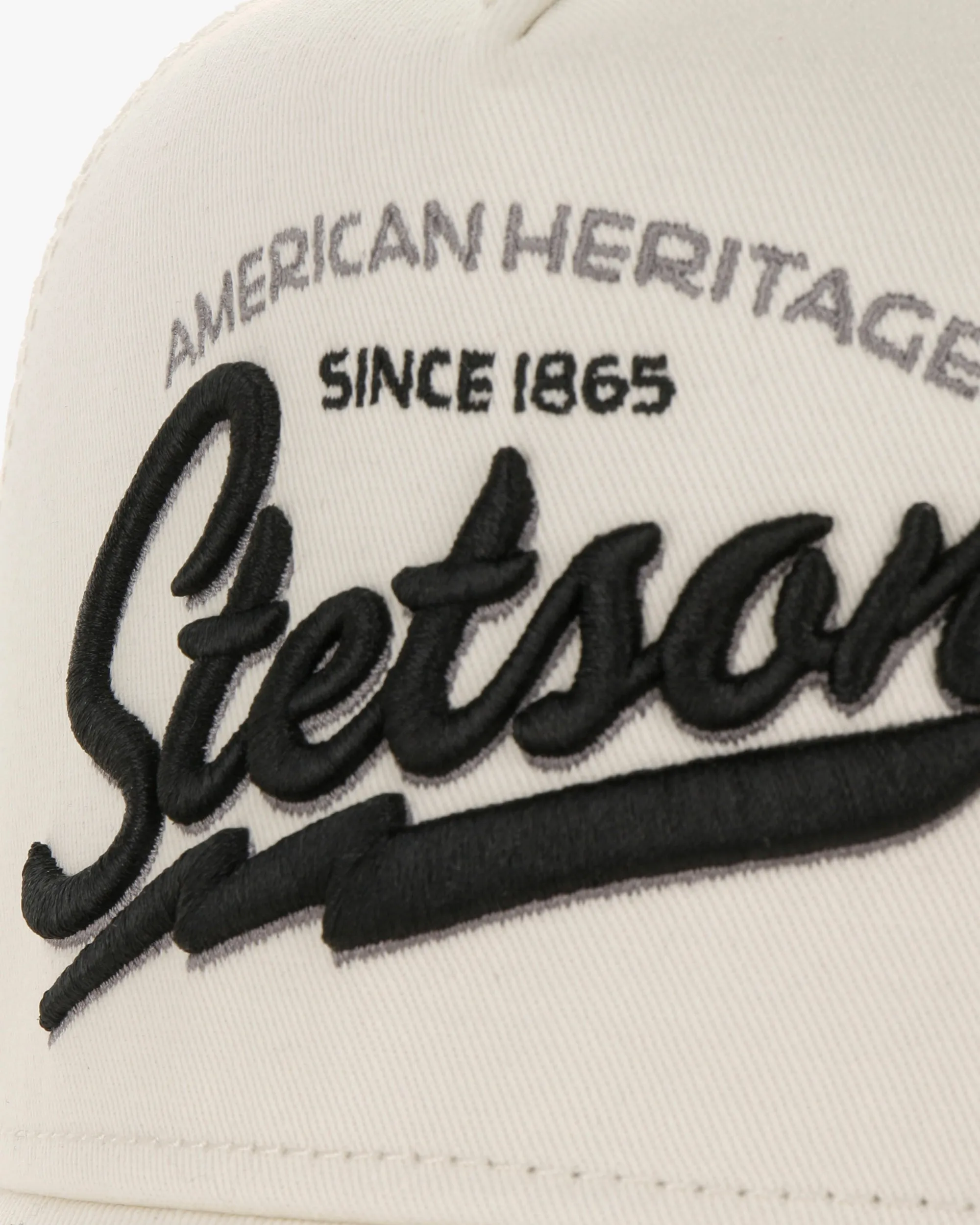Stetson American Heritage Classic Trucker Cap - Off White