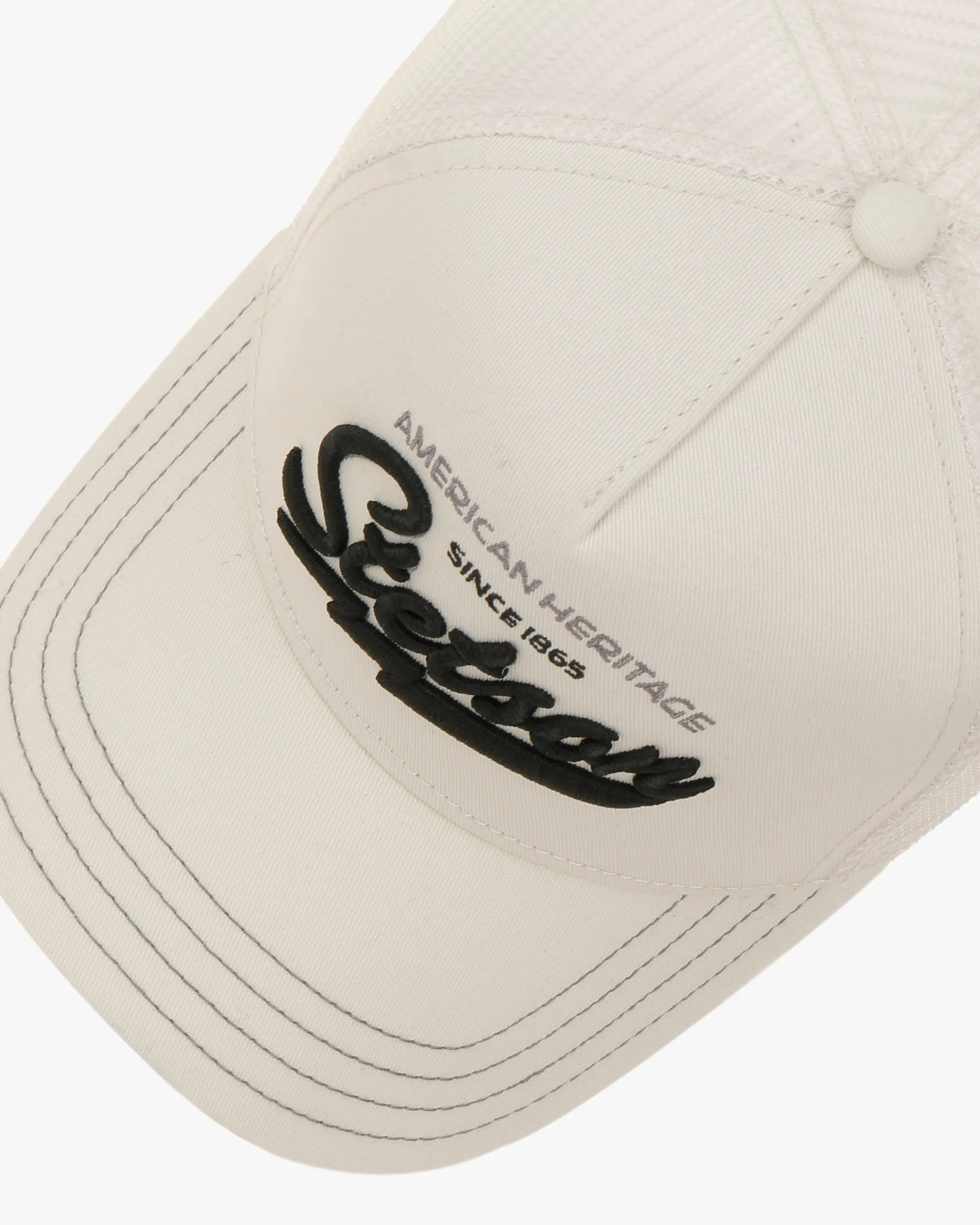 Stetson American Heritage Classic Trucker Cap - Off White