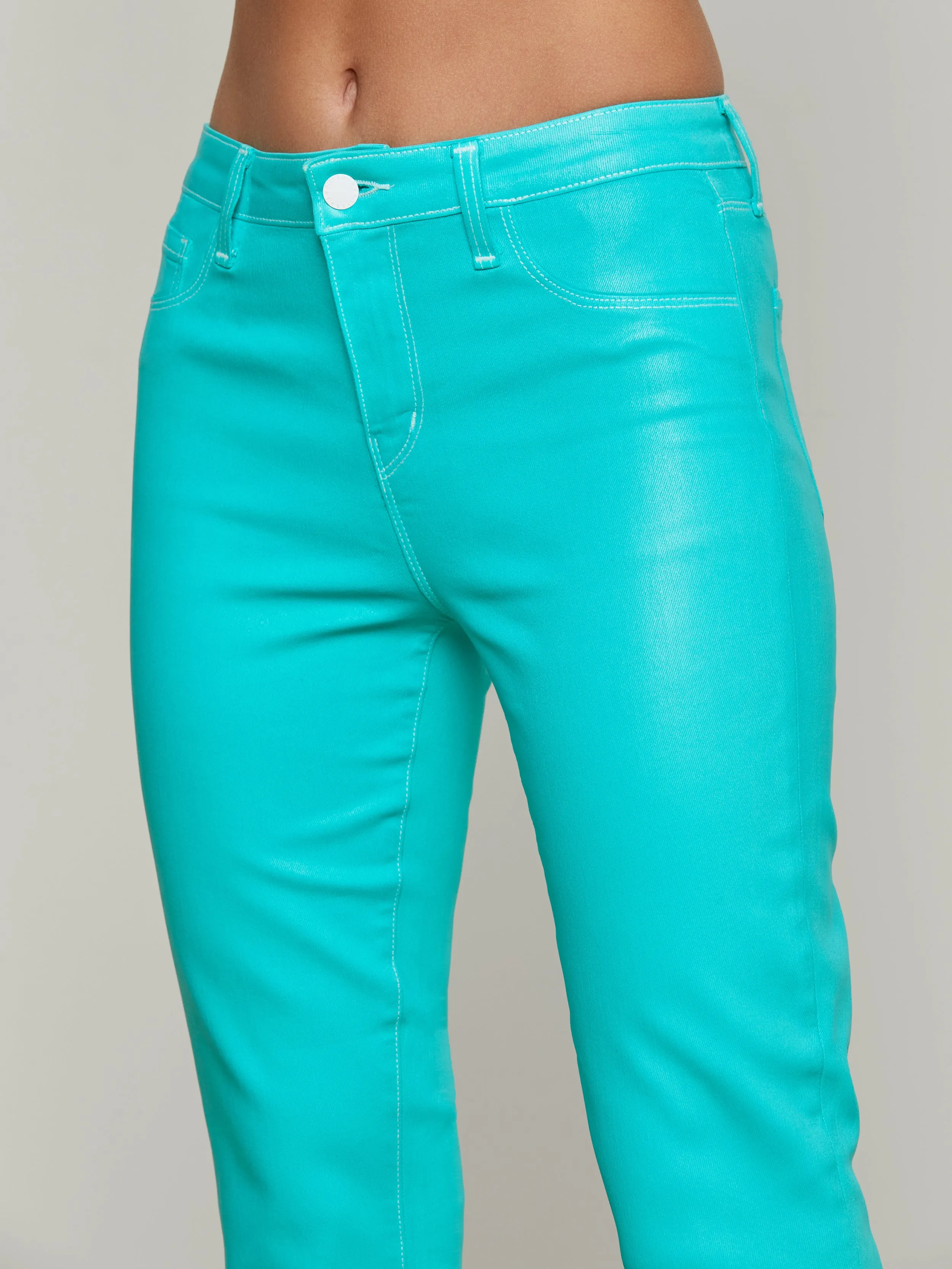 Tati Coated Bootcut Jean