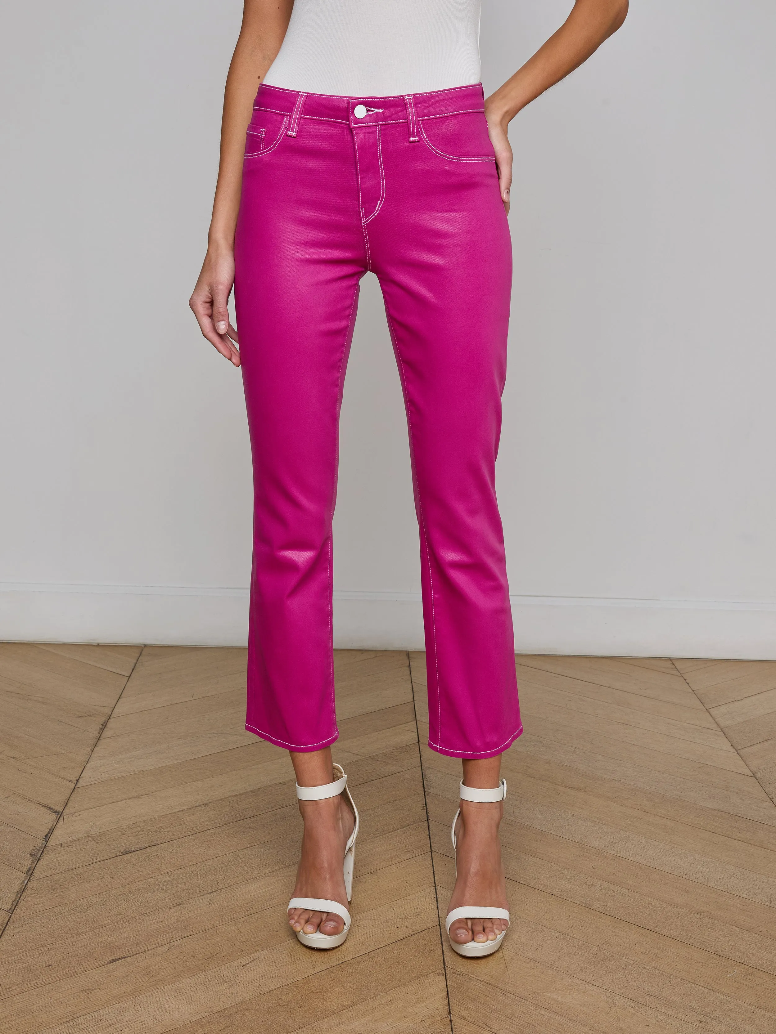 Tati Coated Bootcut Jean