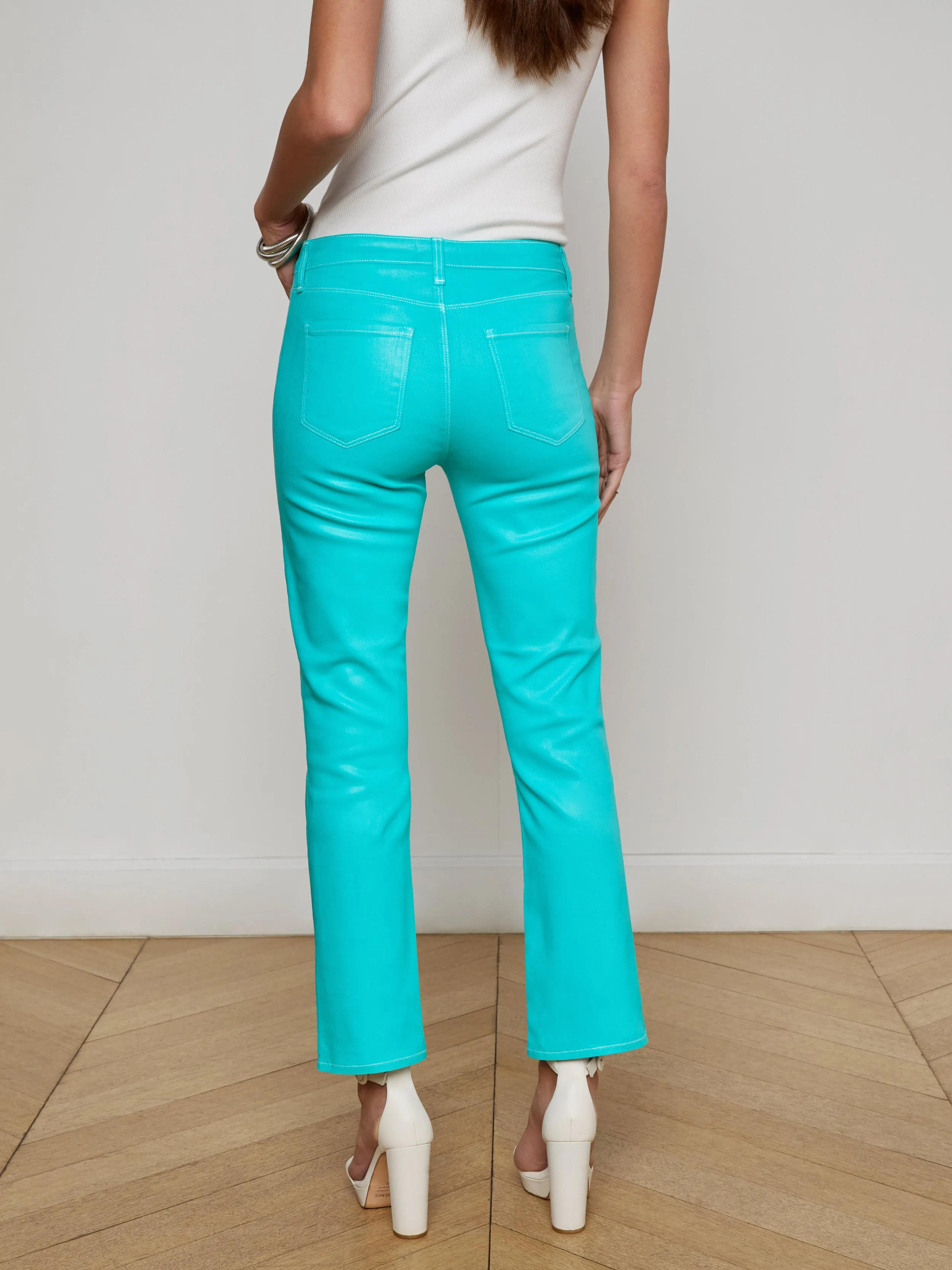 Tati Coated Bootcut Jean