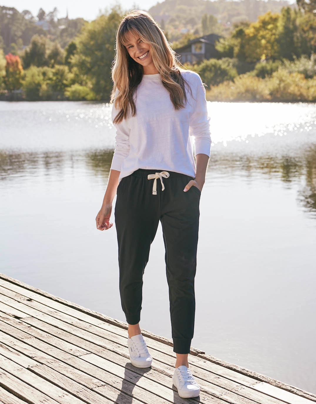 The Sunday Lounge Pant - Black