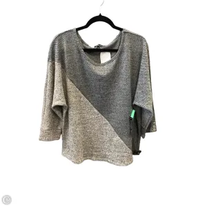 Top Long Sleeve By Clothes Mentor In Grey, Size: Xl