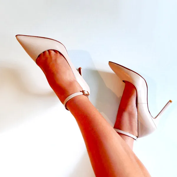 *UK size 13 - ROBIN BLACK PATENT- 9cm heels