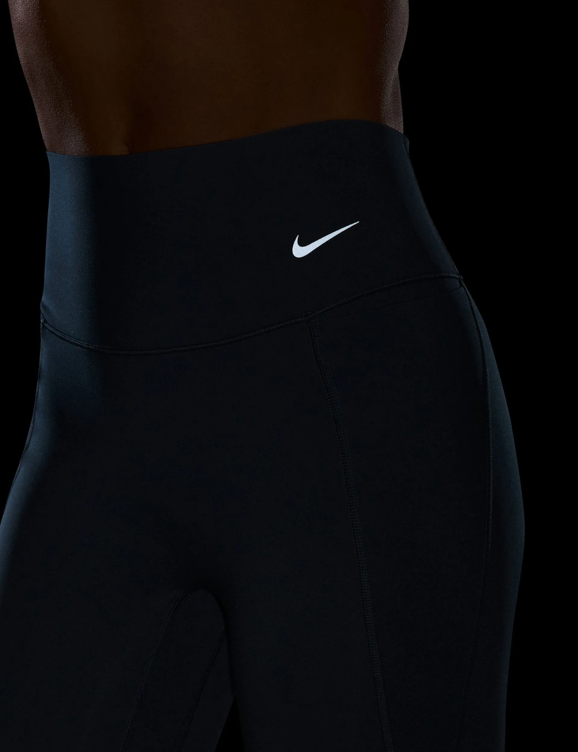 Universa High Waisted Leggings - Armory Navy/Anthracite/Riftblue
