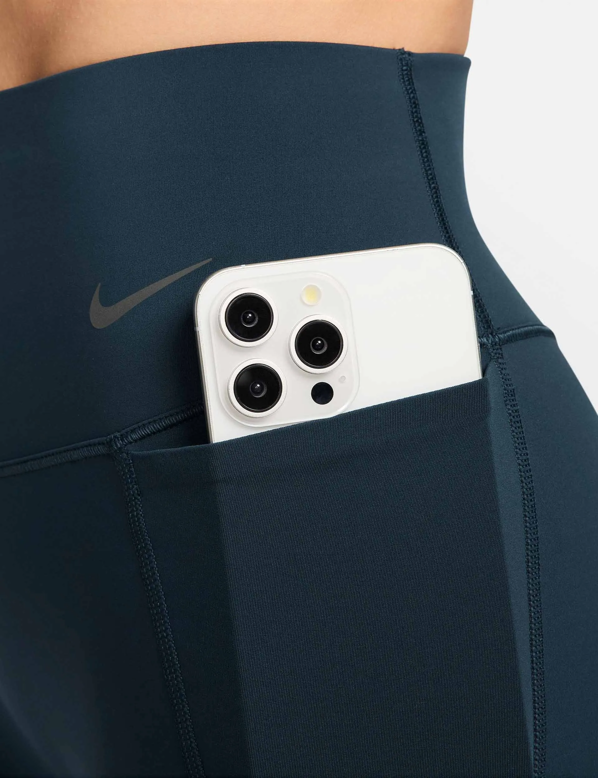 Universa High Waisted Leggings - Armory Navy/Anthracite/Riftblue