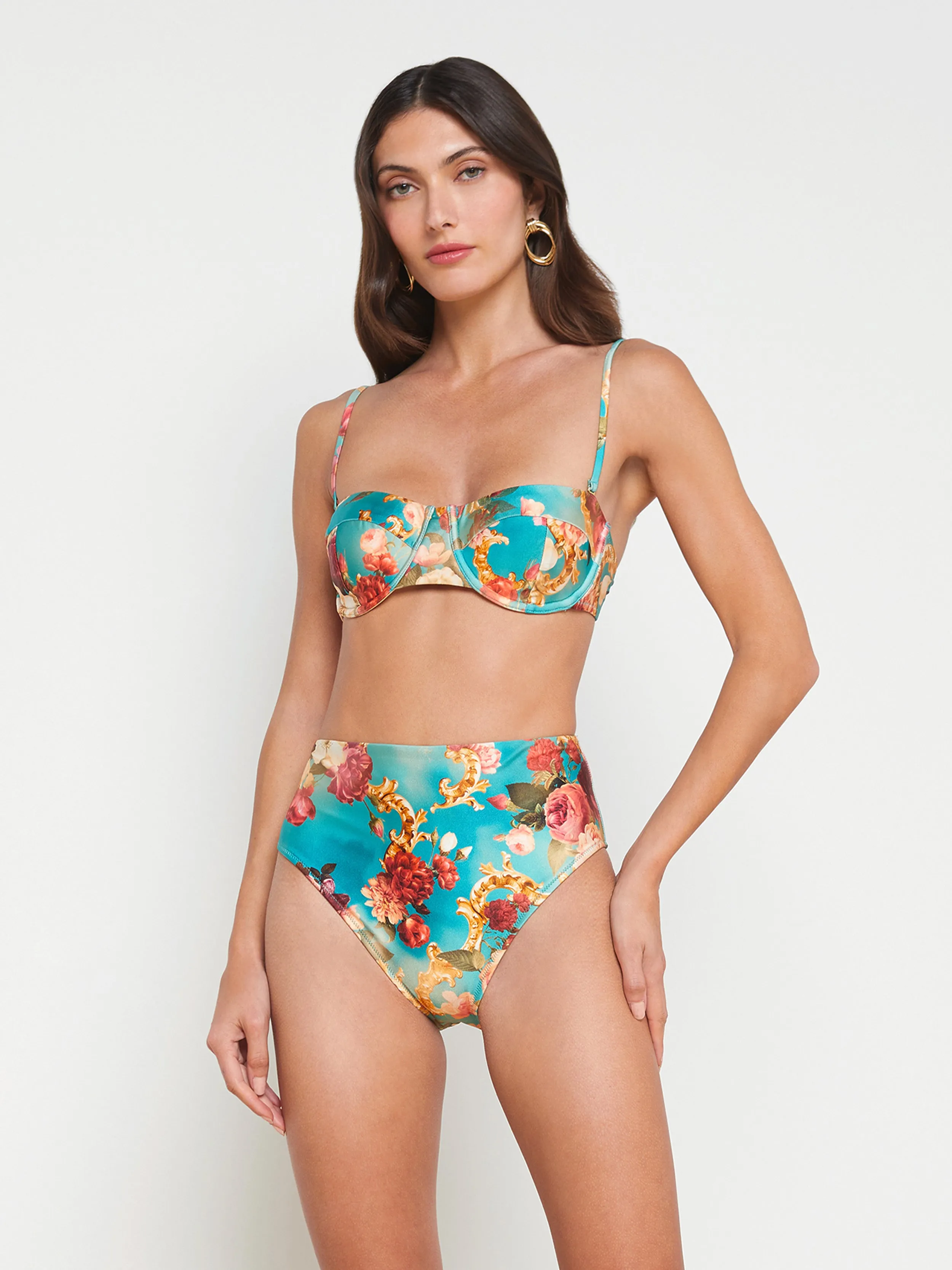Vanessa High-Waisted Bikini Bottom