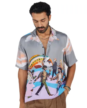 Vegan Silk Shirt - Crete