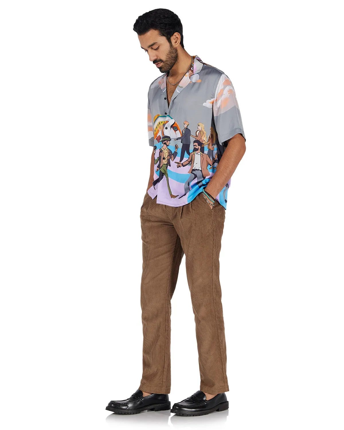 Vegan Silk Shirt - Crete