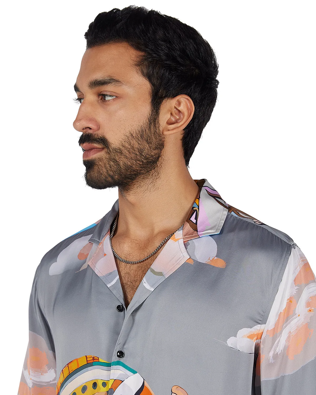 Vegan Silk Shirt - Crete