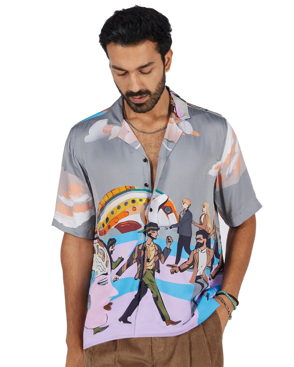 Vegan Silk Shirt - Crete