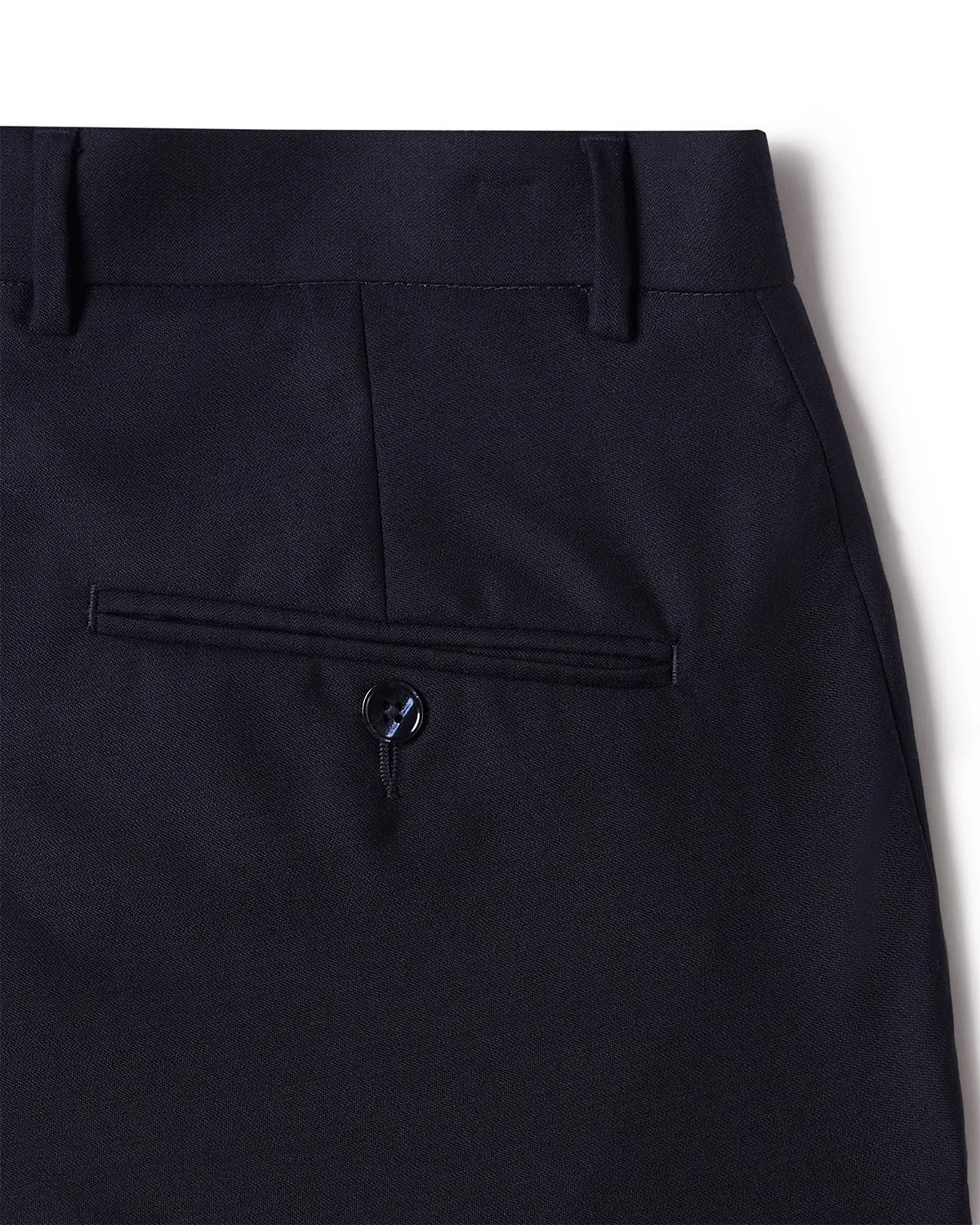 Veritas Merino Wool Dress Pants - Navy