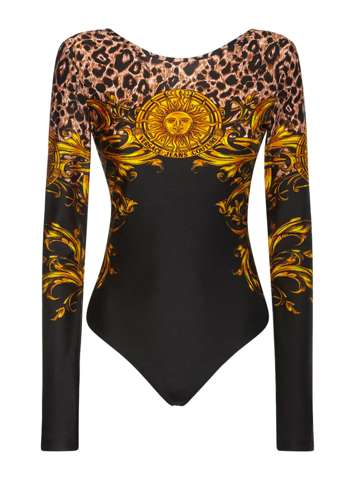 Versace Jeans Couture Baroque Printed Bodysuit