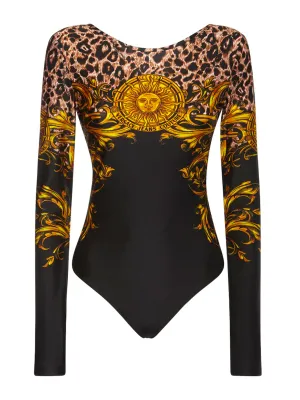 Versace Jeans Couture Baroque Printed Bodysuit