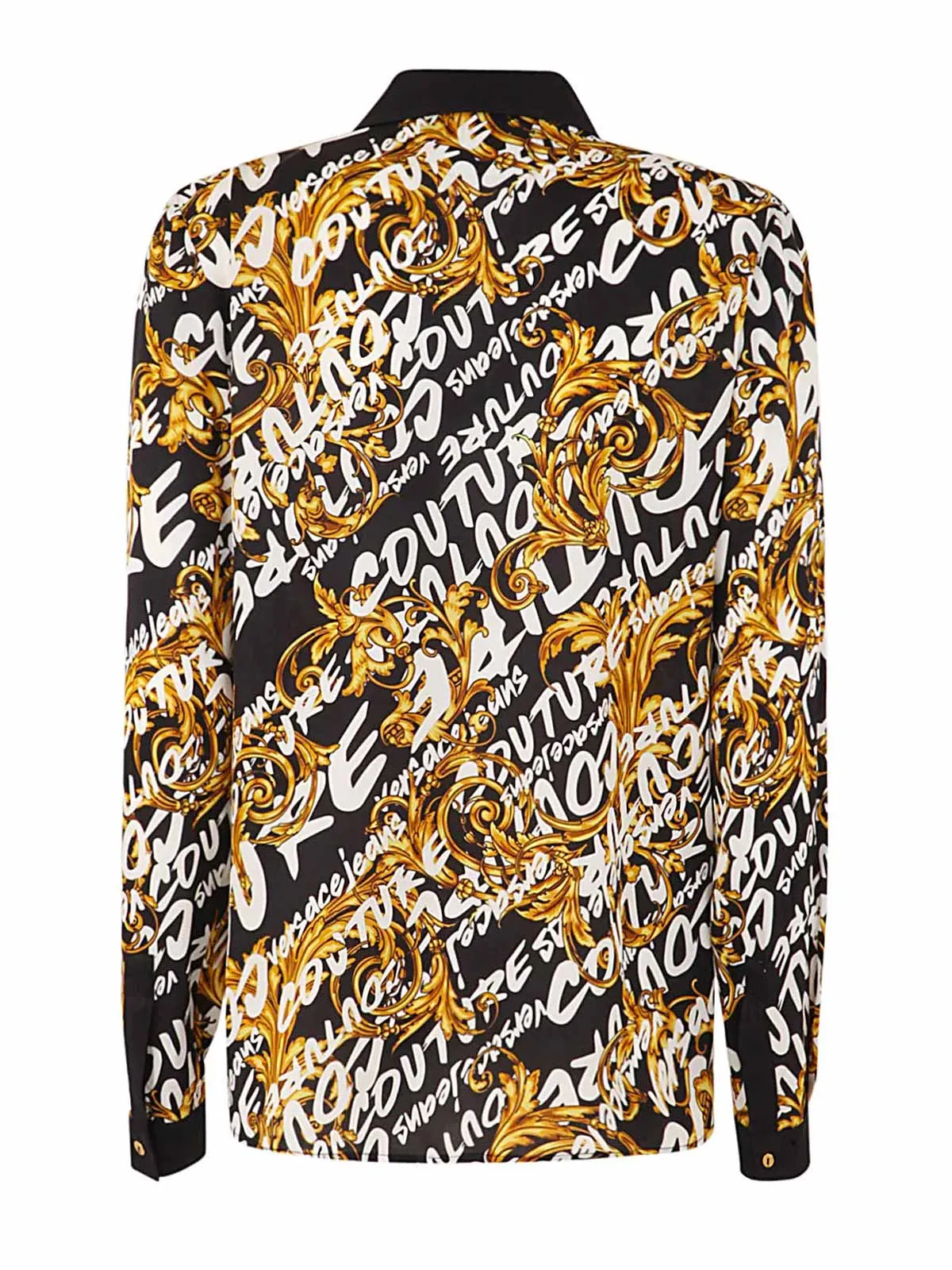 Versace Jeans Couture Graphic Printed Long-Sleeved Shirt