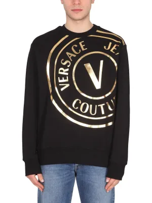 Versace Jeans Couture Logo Printed Crewneck Sweatshirt