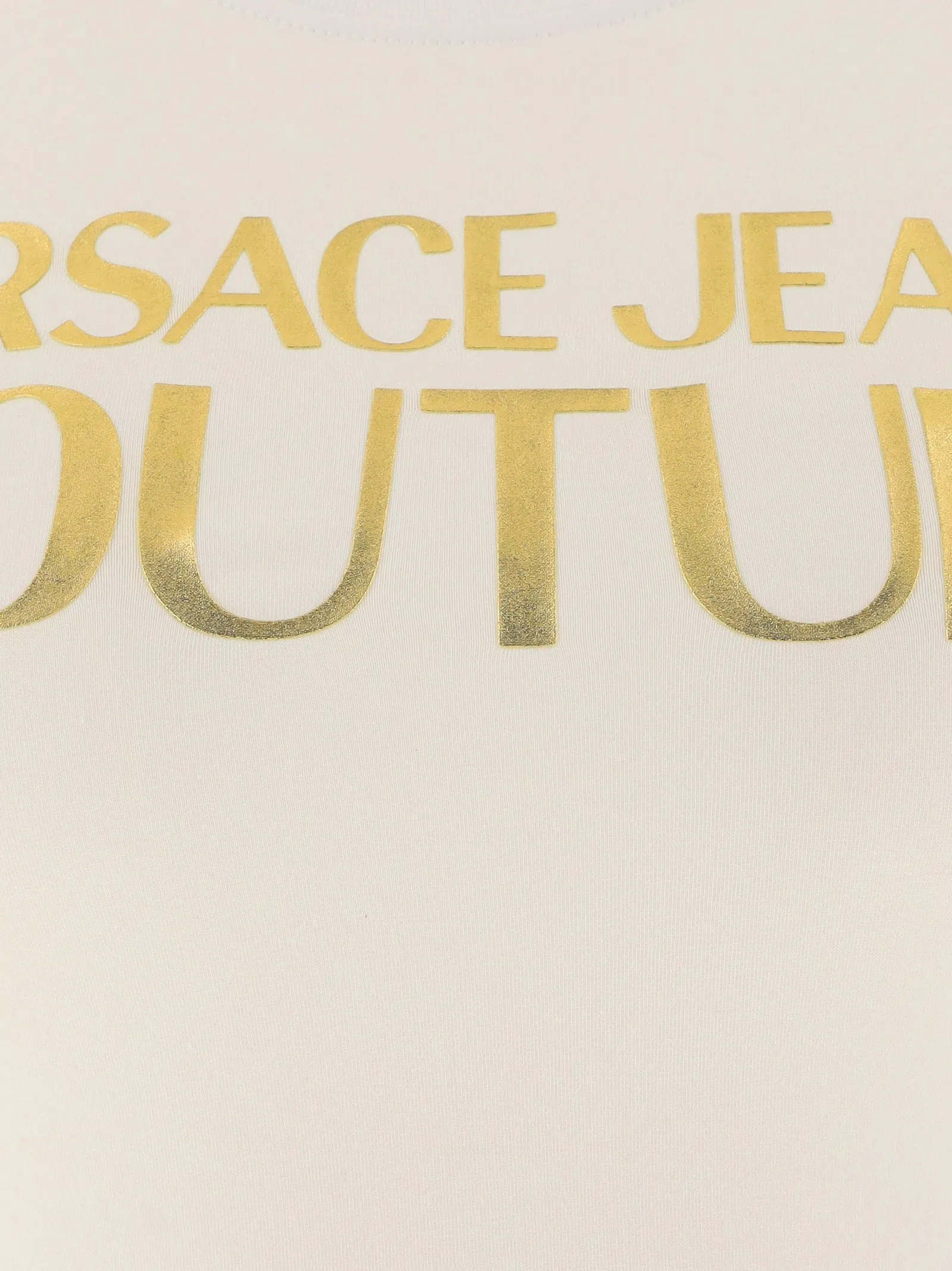 Versace Jeans Couture Logo Printed Crewneck T-Shirt