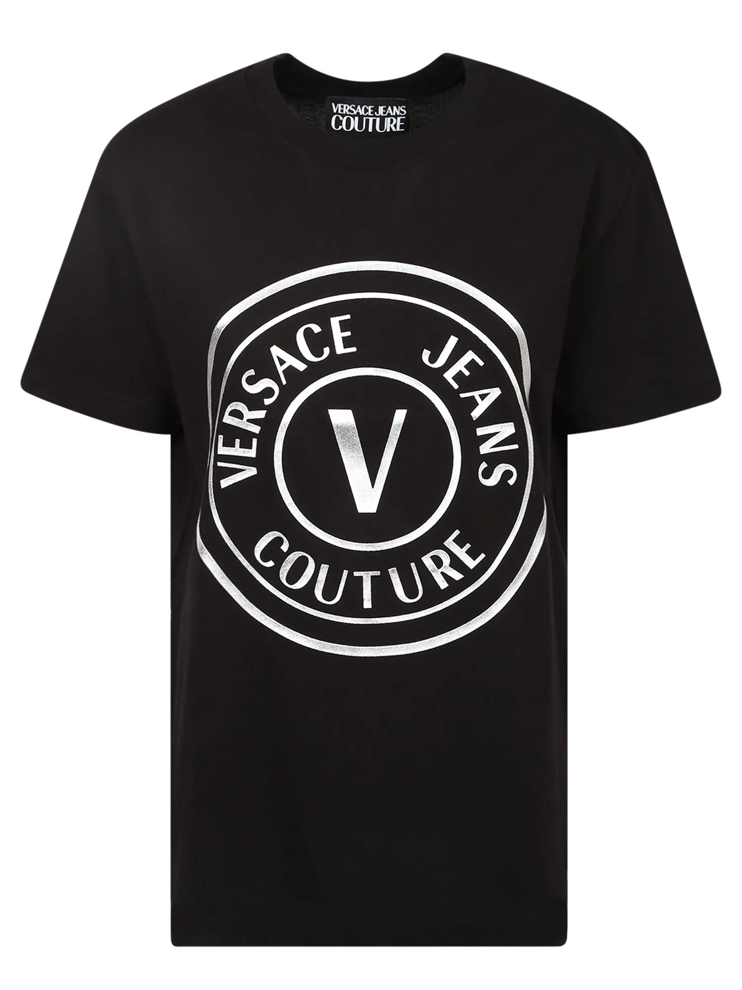 Versace Jeans Couture Logo Printed Crewneck T-Shirt