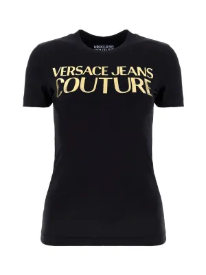 Versace Jeans Couture Logo Printed Crewneck T-Shirt