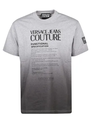 Versace Jeans Couture Logo Printed Crewneck T-Shirt