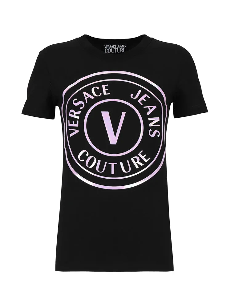 Versace Jeans Couture Logo Printed Crewneck T-Shirt