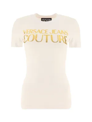 Versace Jeans Couture Logo Printed Crewneck T-Shirt