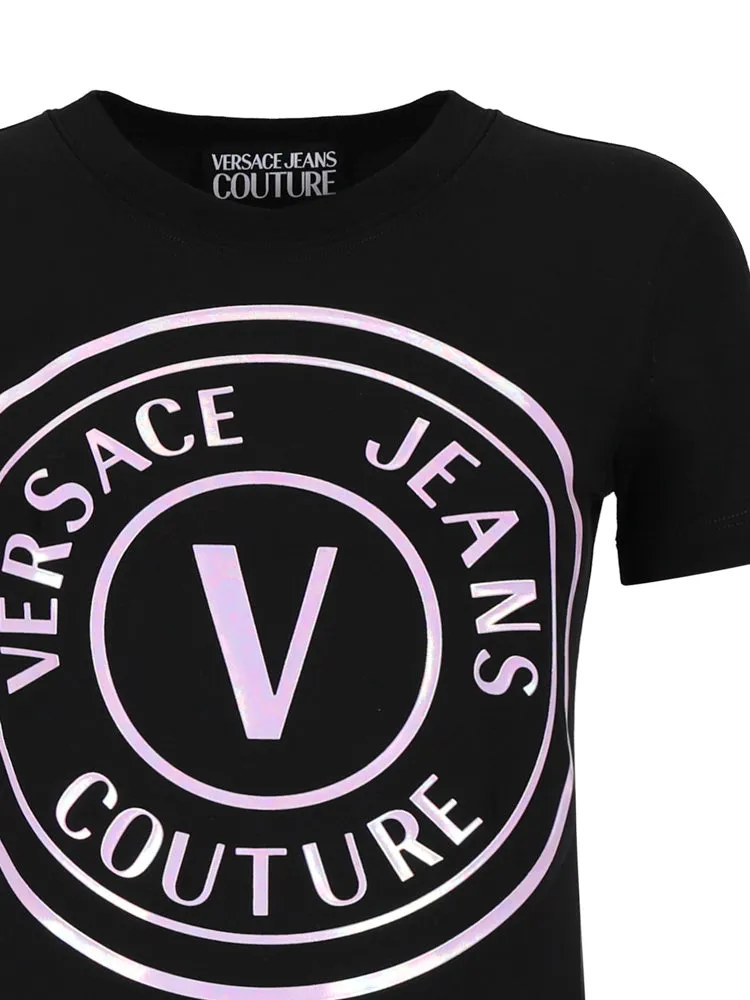 Versace Jeans Couture Logo Printed Crewneck T-Shirt