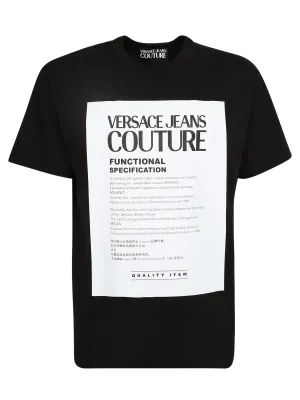 Versace Jeans Couture Logo Printed Crewneck T-Shirt