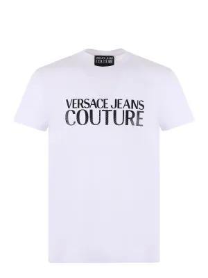 Versace Jeans Couture Logo Printed Crewneck T-Shirt