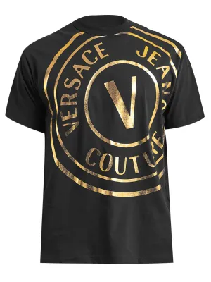 Versace Jeans Couture Logo Printed Crewneck T-Shirt