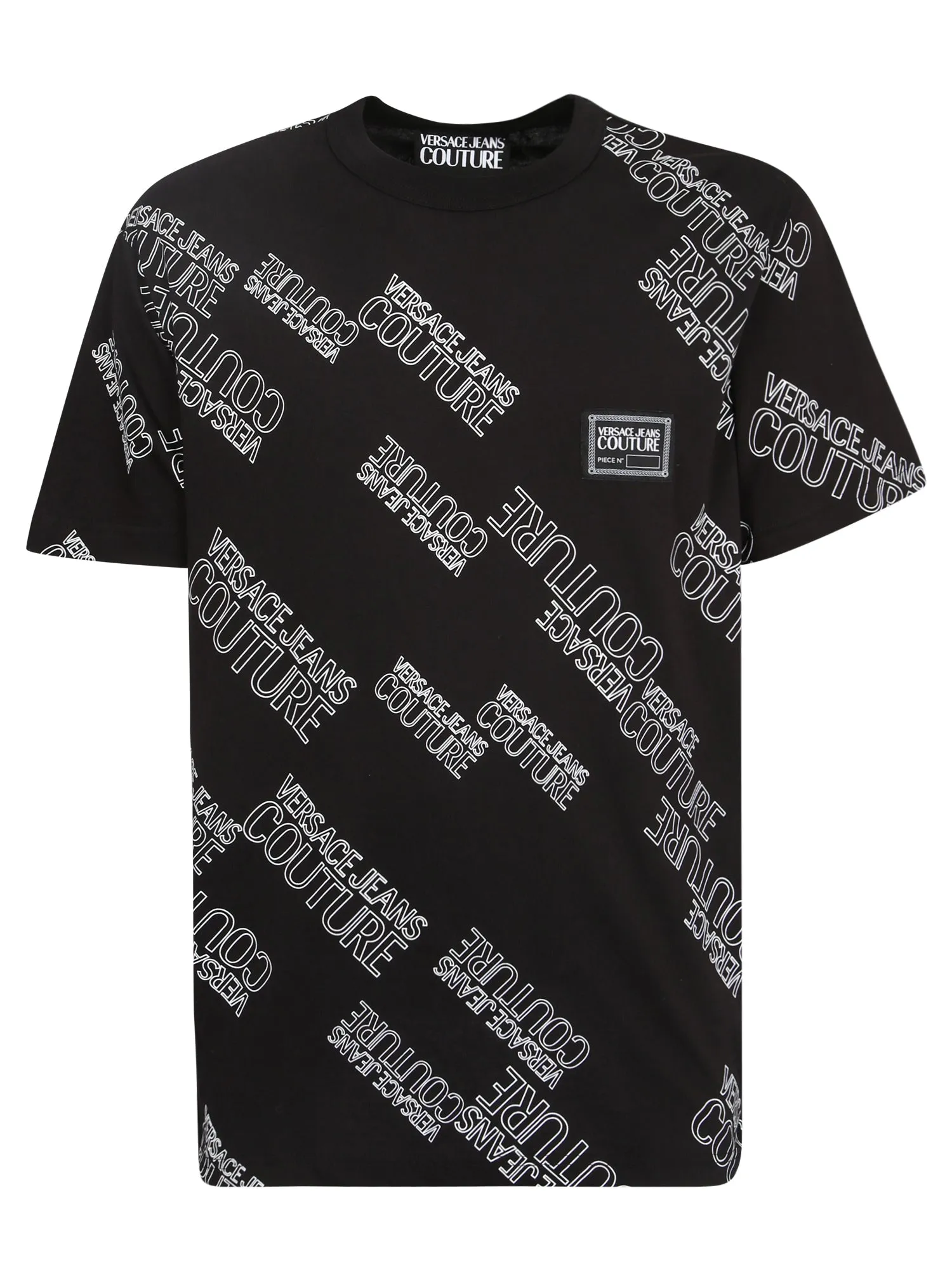 Versace Jeans Couture Logo Printed Crewneck T-Shirt