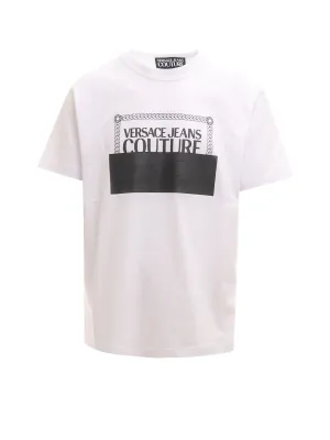 Versace Jeans Couture Logo Printed Crewneck T-Shirt