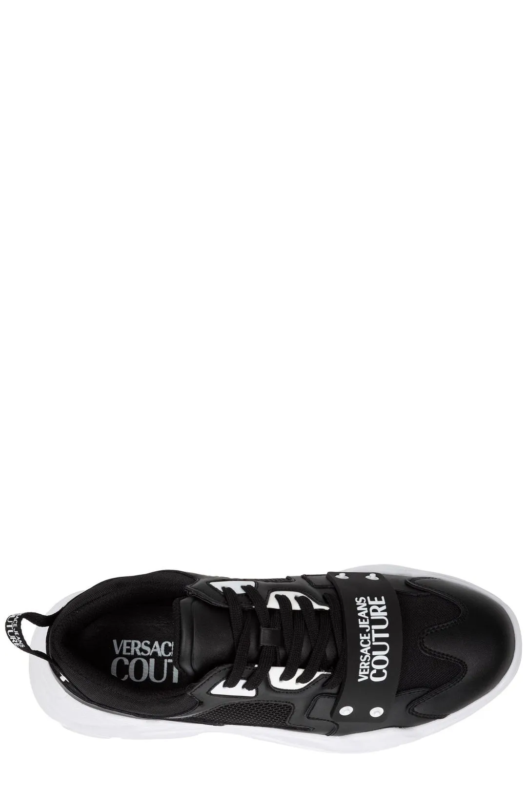 Versace Jeans Couture Logo Printed Lace-Up Sneakers