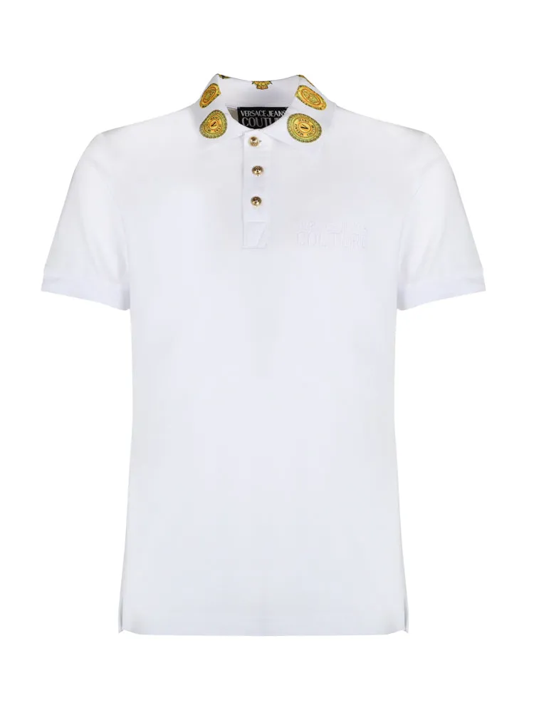 Versace Jeans Couture Logo Printed Polo Shirt