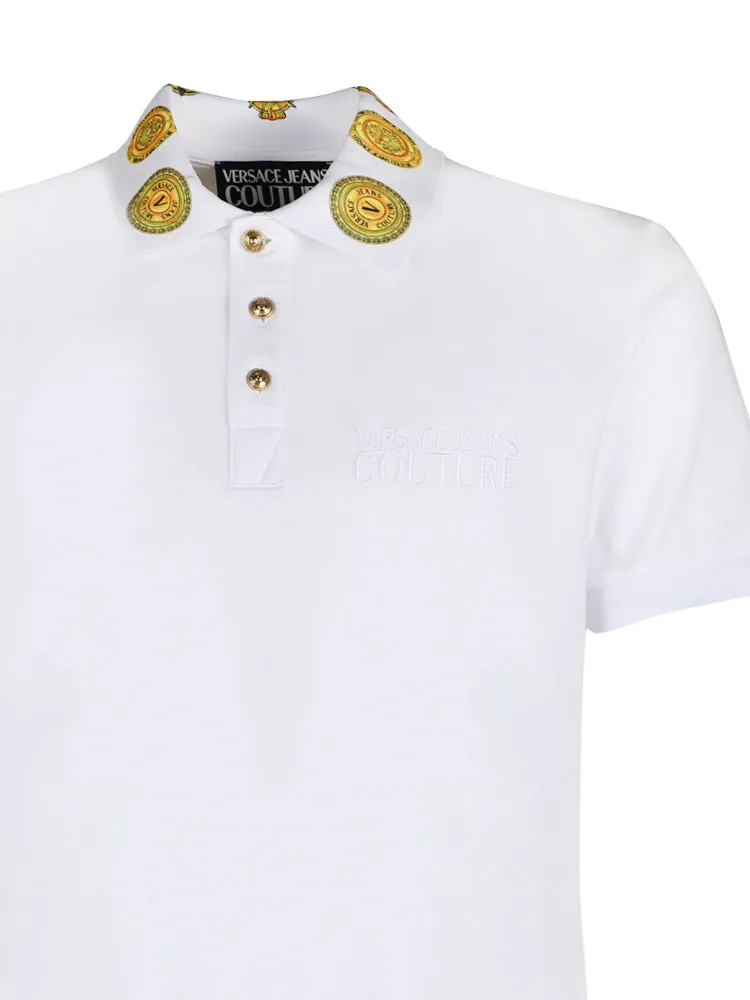 Versace Jeans Couture Logo Printed Polo Shirt
