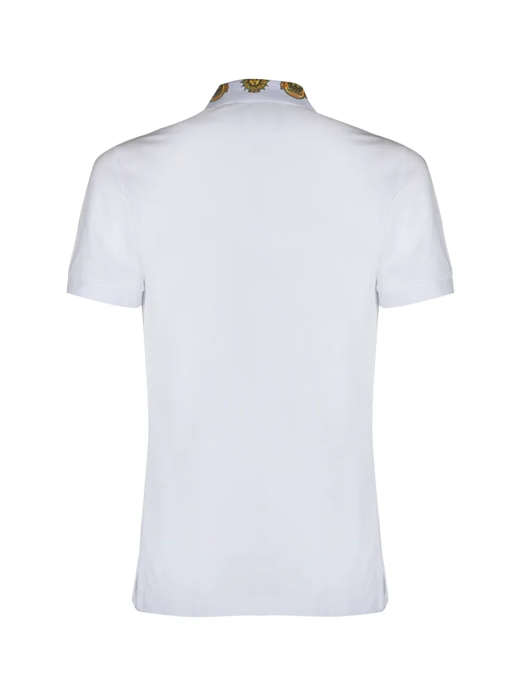 Versace Jeans Couture Logo Printed Polo Shirt