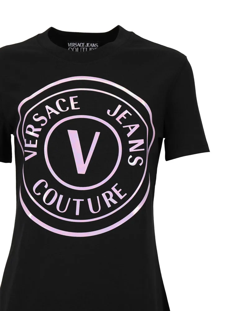 Versace Jeans Couture Logo Printed T-Shirt Dress