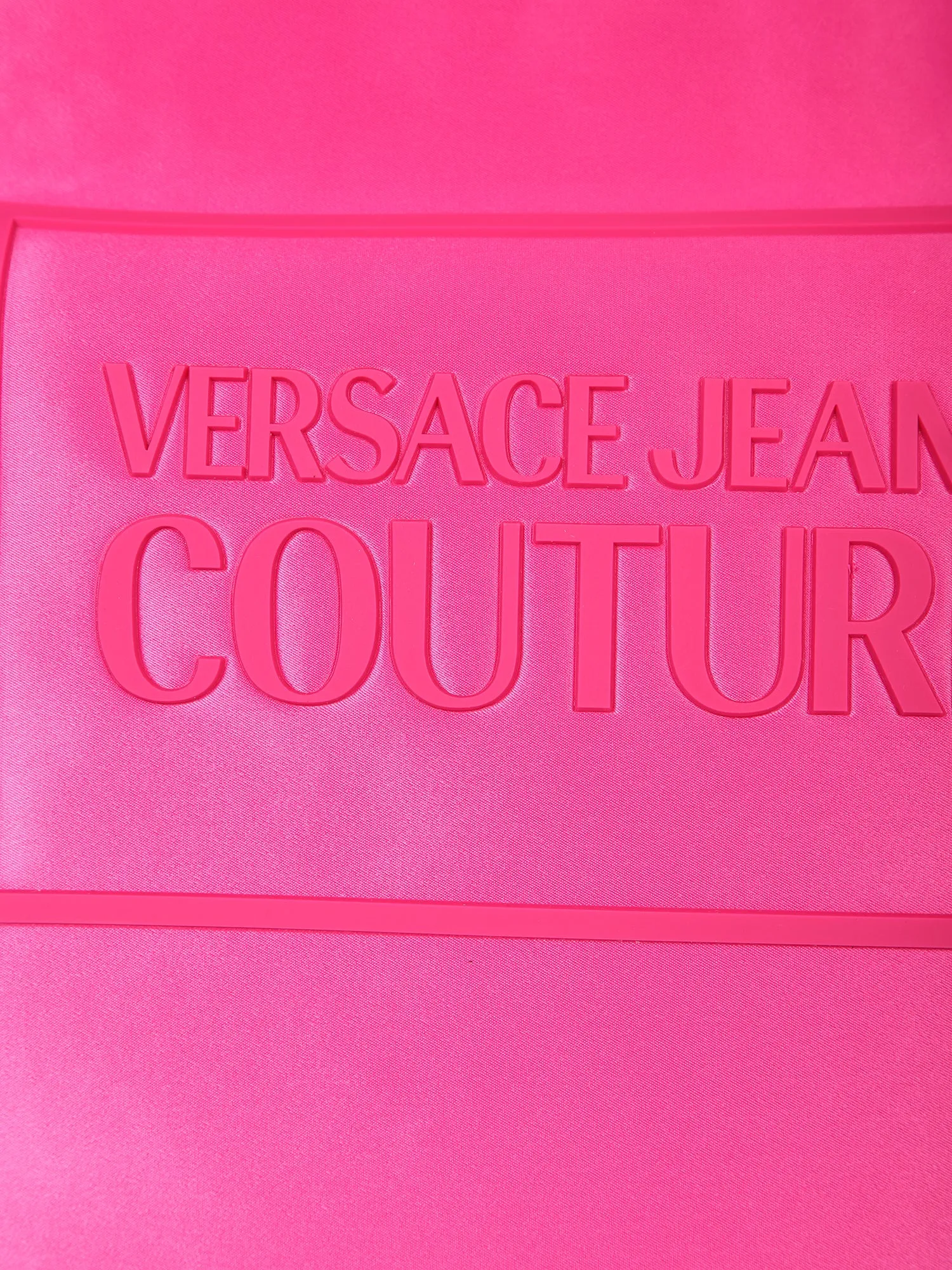 Versace Jeans Couture Logo Printed Tote Bag