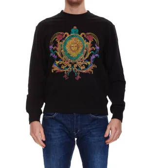 Versace Jeans Couture Printed Crewneck Sweatshirt