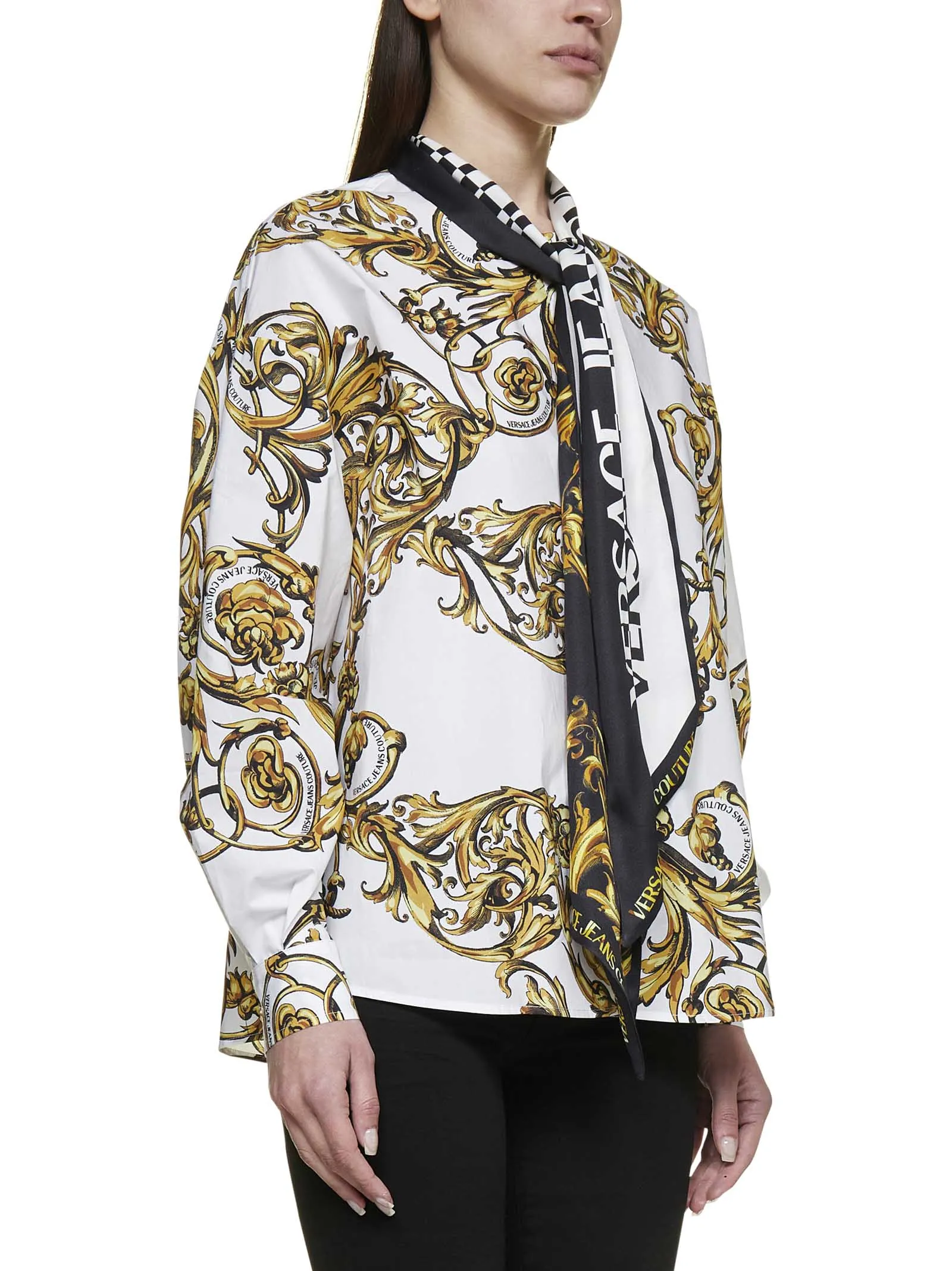 Versace Jeans Couture Regalia Baroque Printed Blouse