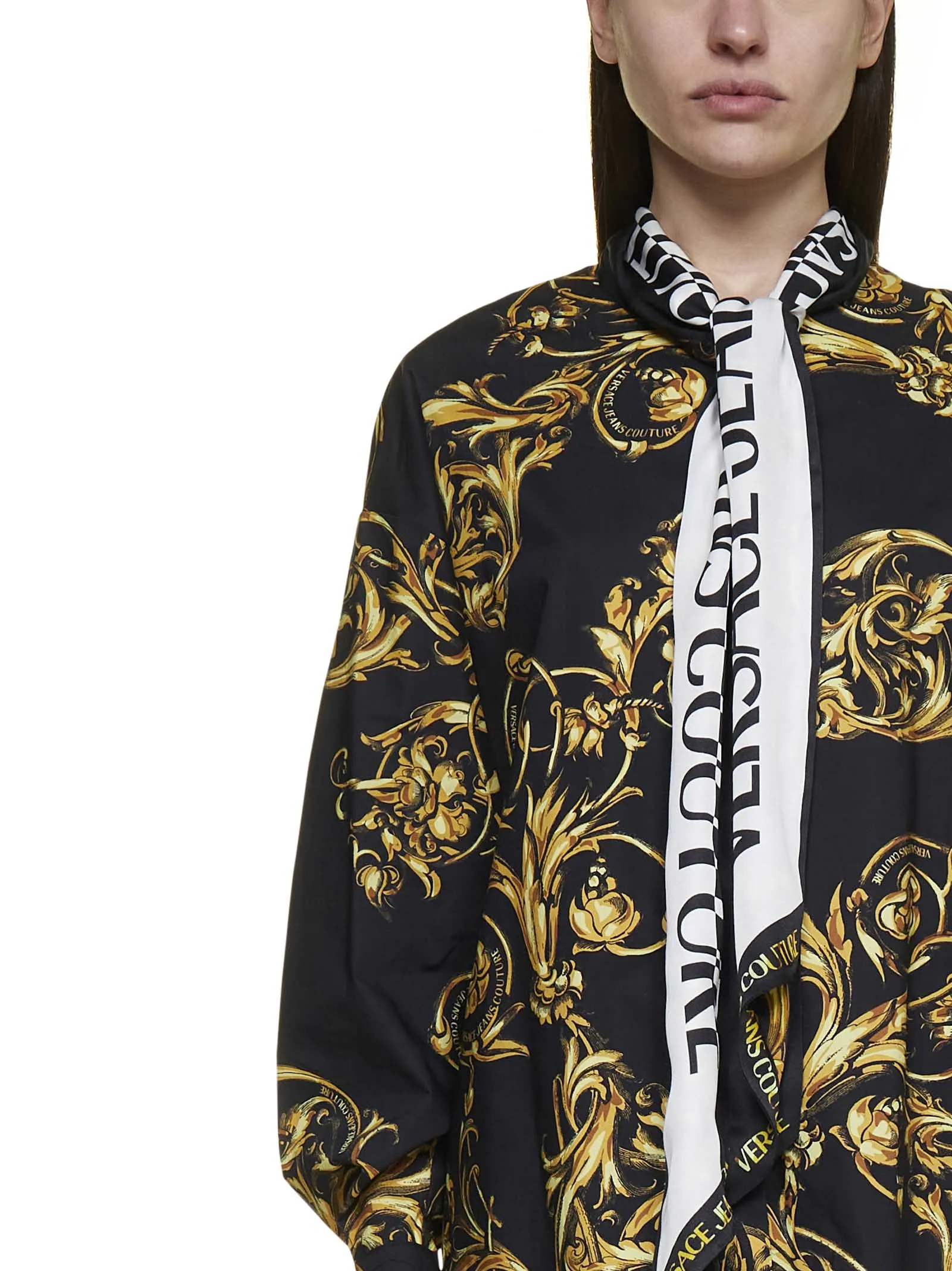 Versace Jeans Couture Regalia Baroque Printed Blouse