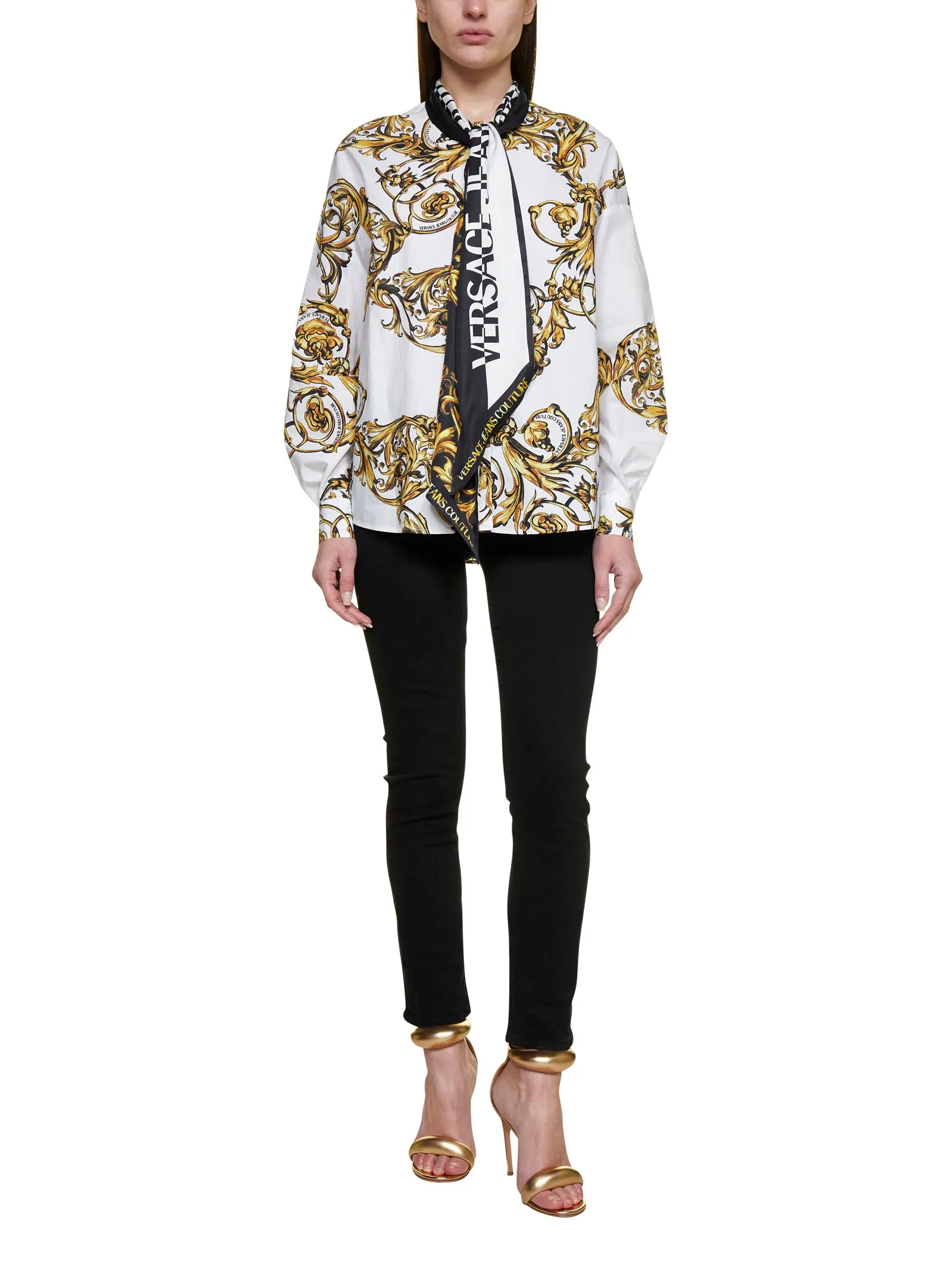Versace Jeans Couture Regalia Baroque Printed Blouse