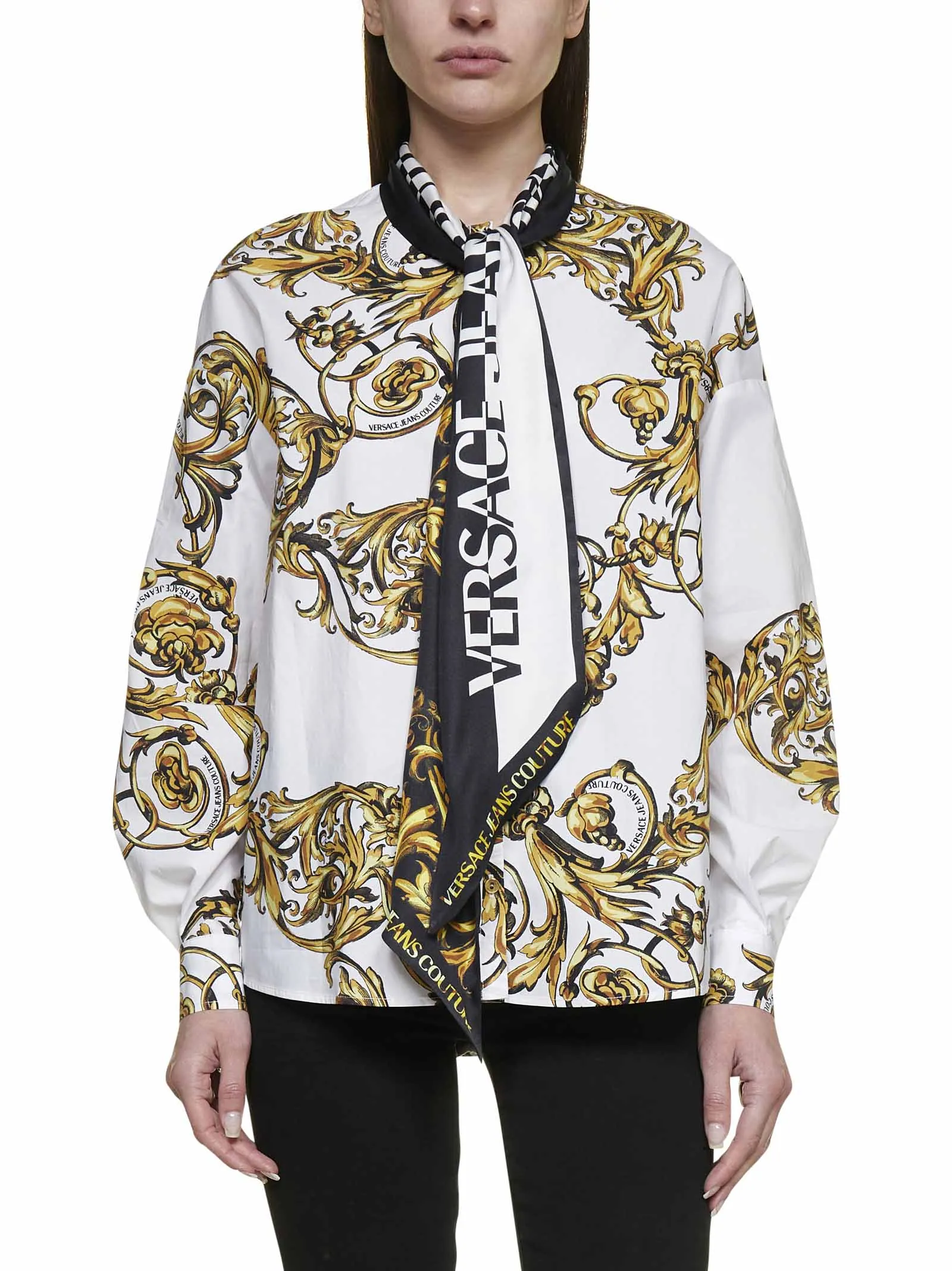 Versace Jeans Couture Regalia Baroque Printed Blouse